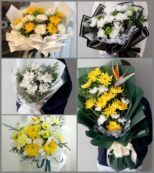 广东湛江市廉江市车板镇荔枝江村白事花束代送